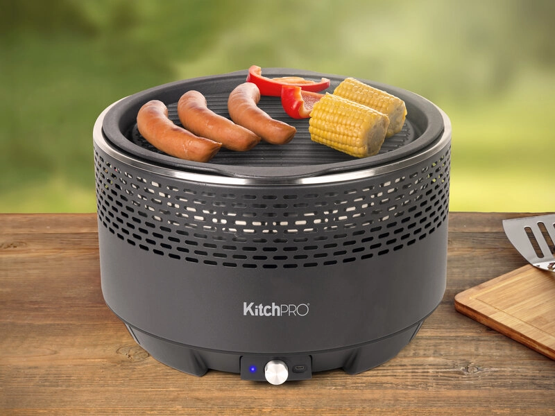 Rauchfreier Holzkohlegrill - KitchPro