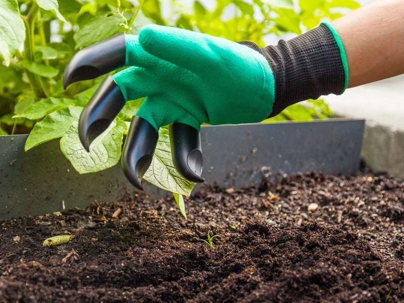 Gartenhandschuhe mit Krallen - Spralla