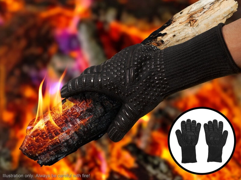 Feuerfeste Grillhandschuhe - KitchPro