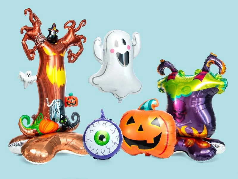 Folienballons Halloween 5er-Pack