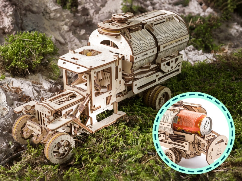 Ugears 3D-Holzpuzzle - Tankwagen