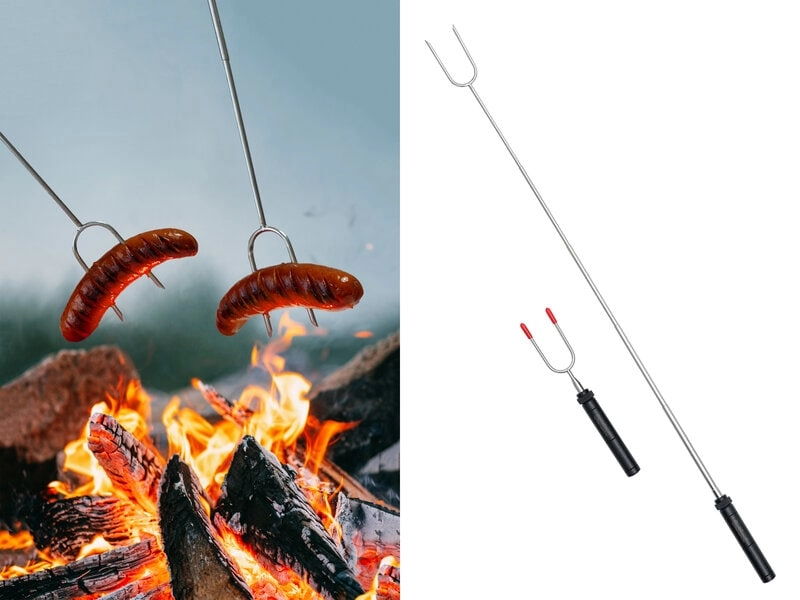 Grillgabel Mit Teleskopschaft 2er-Pack - Outlust