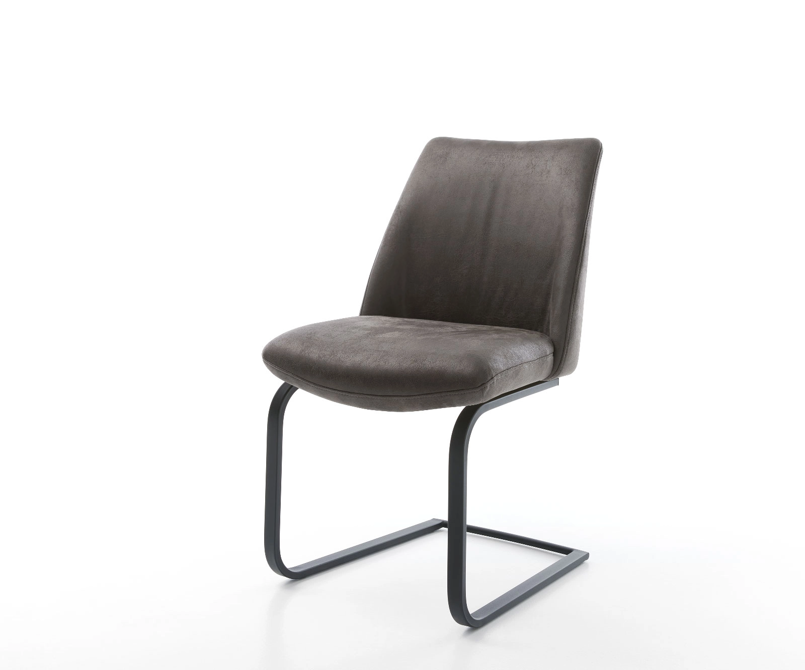 Freischwinger Elso-Flex Anthrazit Vintage Freischwinger flach Schwarz Taschenfederkern