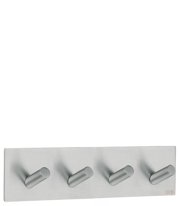 Smedbo Design 4-Fach Hakenleiste Edelstahl gebürstet B1096