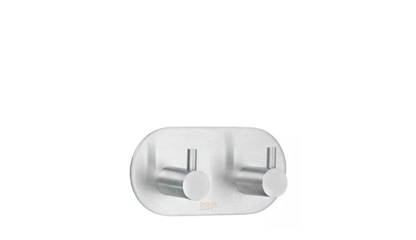 Smedbo Design Doppel Haken Edelstahl gebürstet B1102