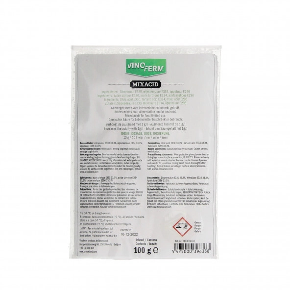 Säurekombination Vinoferm mixacid 100 g