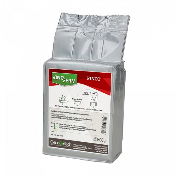 Trockenhefe Wein Vinoferm Pinot 500 g