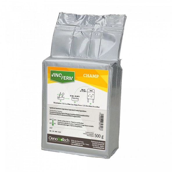 Trockenhefe Wein Vinoferm Champ 500 g