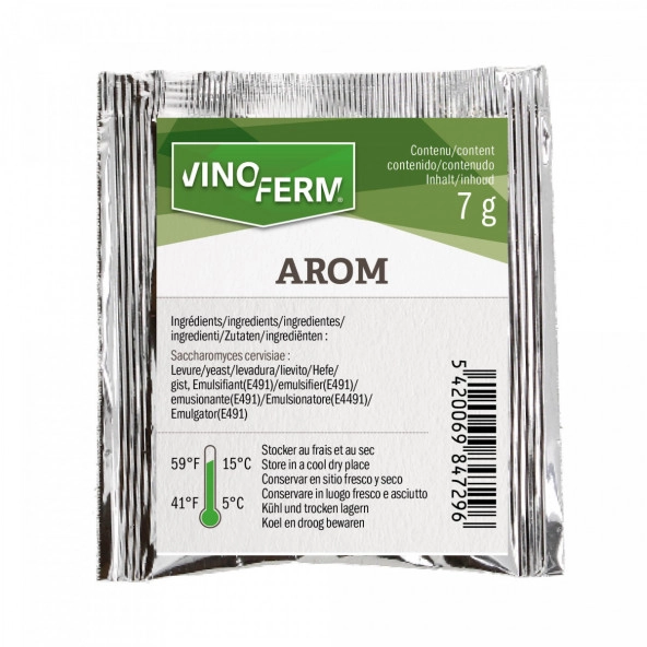 Trockenhefe Wein Vinoferm Arom 7 g