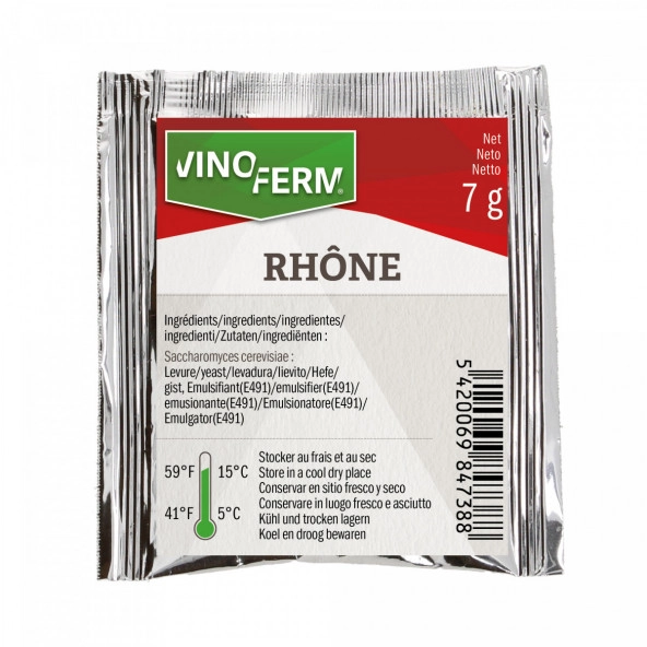 Trockenhefe Wein Vinoferm Rhône 7 g
