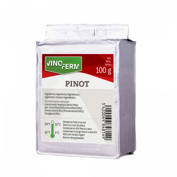 Trockenhefe Wein Vinoferm Pinot 100 g