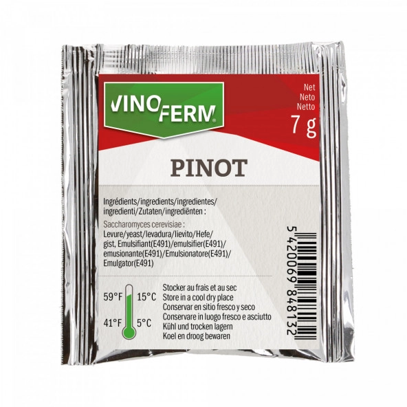 Trockenhefe Wein Vinoferm Pinot 7 g