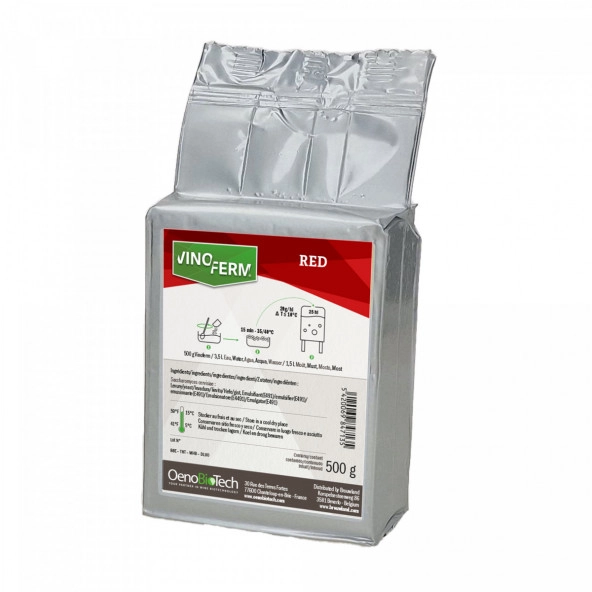 Trockenhefe Wein Vinoferm Red 500 g