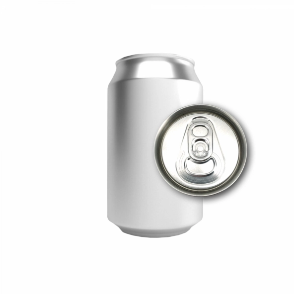 Aluminiumdose 33 cl silber mit CDL202-Deckel - 275 St.
