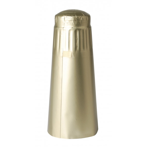 aluminium Sektkapseln gold 100 Stück