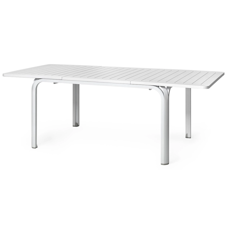 Nardi Alloro 140 Extensible Outdoor Tisch - bianco - Länge: 140/210 cm, Höhe: 73 cm, Tiefe: 100 cm