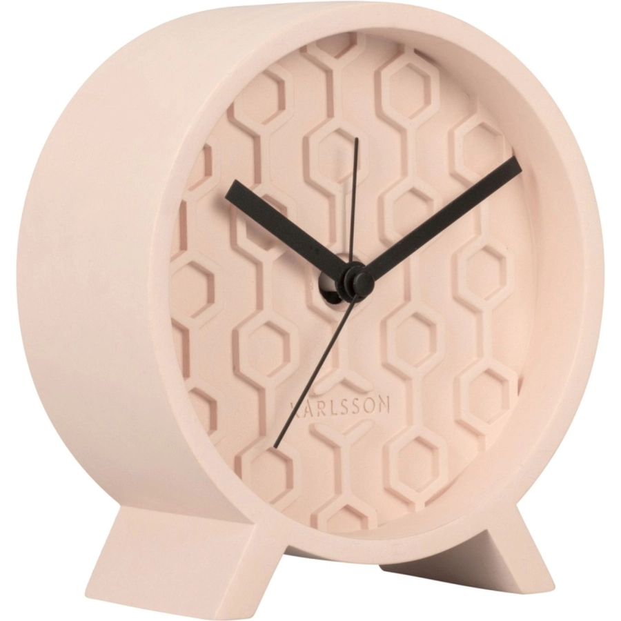 Karlsson Honeycomb Tischwecker - pink - 15 x 6 x 13 cm