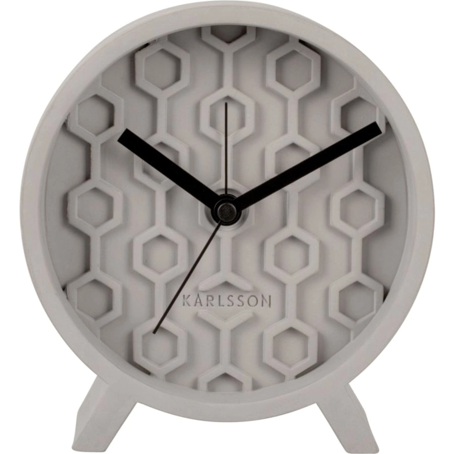 Karlsson Honeycomb Tischwecker - grey - 15 x 6 x 13 cm