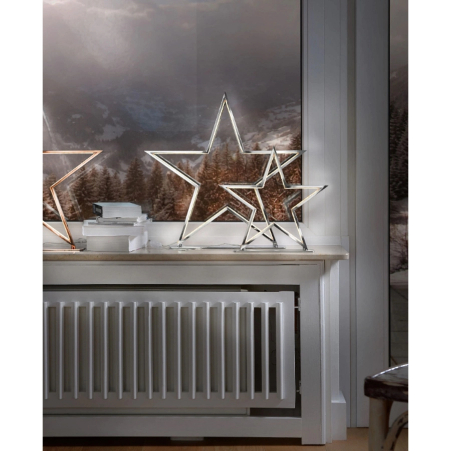 Sompex LUCY Hängeleuchte - Weihnachtsstern - schwarz - 50x52x7,5 cm