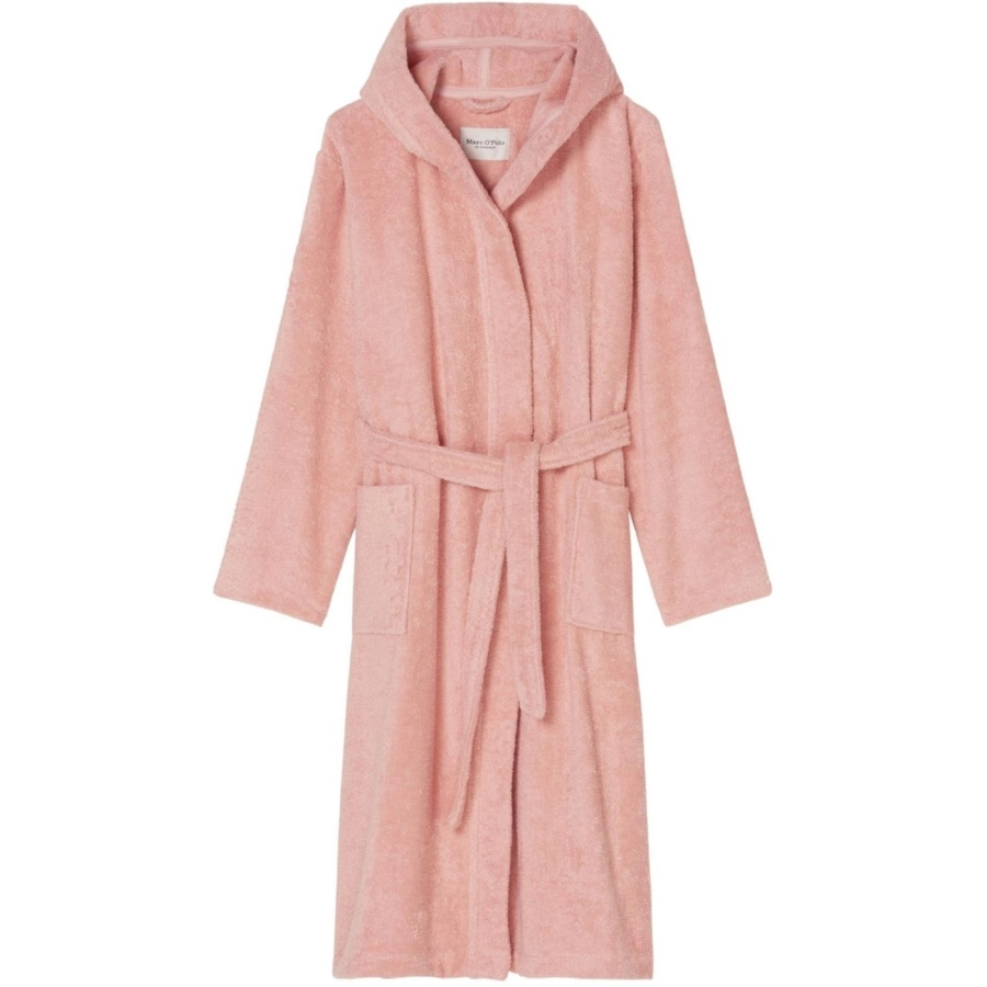 Marc O'Polo Timeless Women Bademantel aus Bio-Baumwolle - rose powder - XL