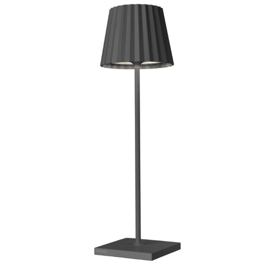Sompex TROLL 2.0 Outdoor-Tischleuchte - anthrazit - Ø 11 cm - 38x10x10 cm