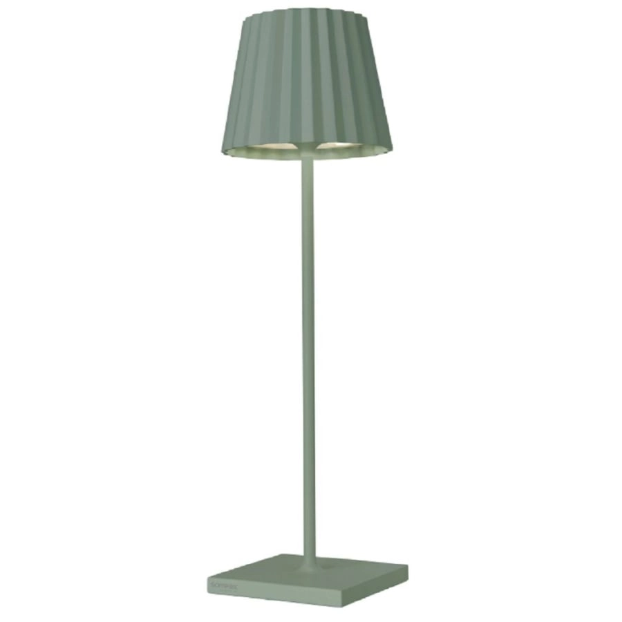 Sompex TROLL 2.0 Outdoor-Tischleuchte - grün - Ø 11 cm - 38x10x10 cm