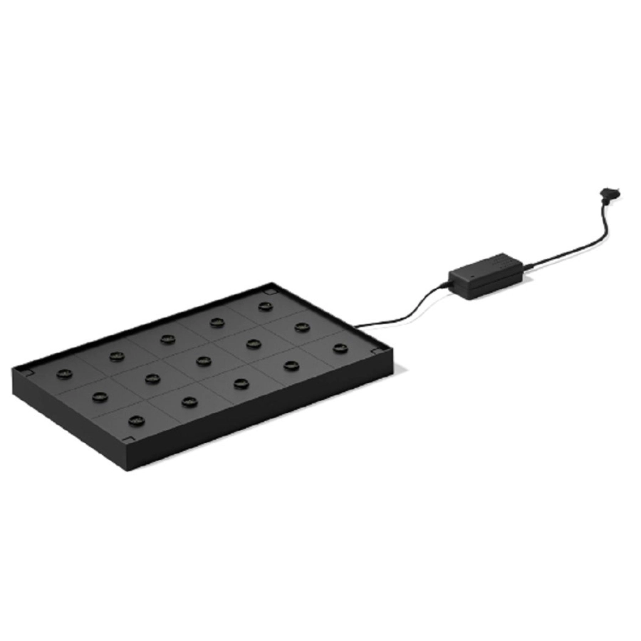 Villeroy & Boch 15er-Ladestation für Seoul & Neapel 2.0 Serien - schwarz - 72,5 x 4 x 10 cm