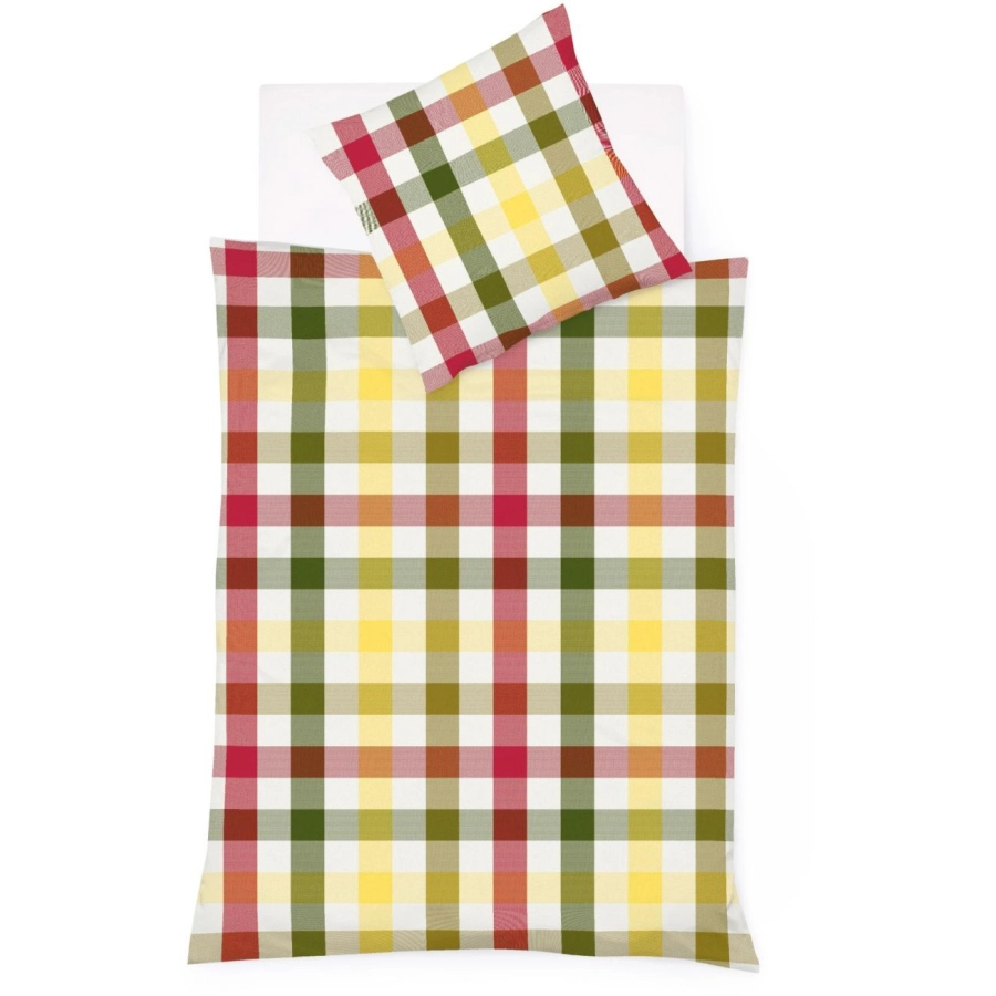fleuresse Lech Bettwäsche-Set aus Flanell - multicolor - 240x220 / 2x80x80 cm