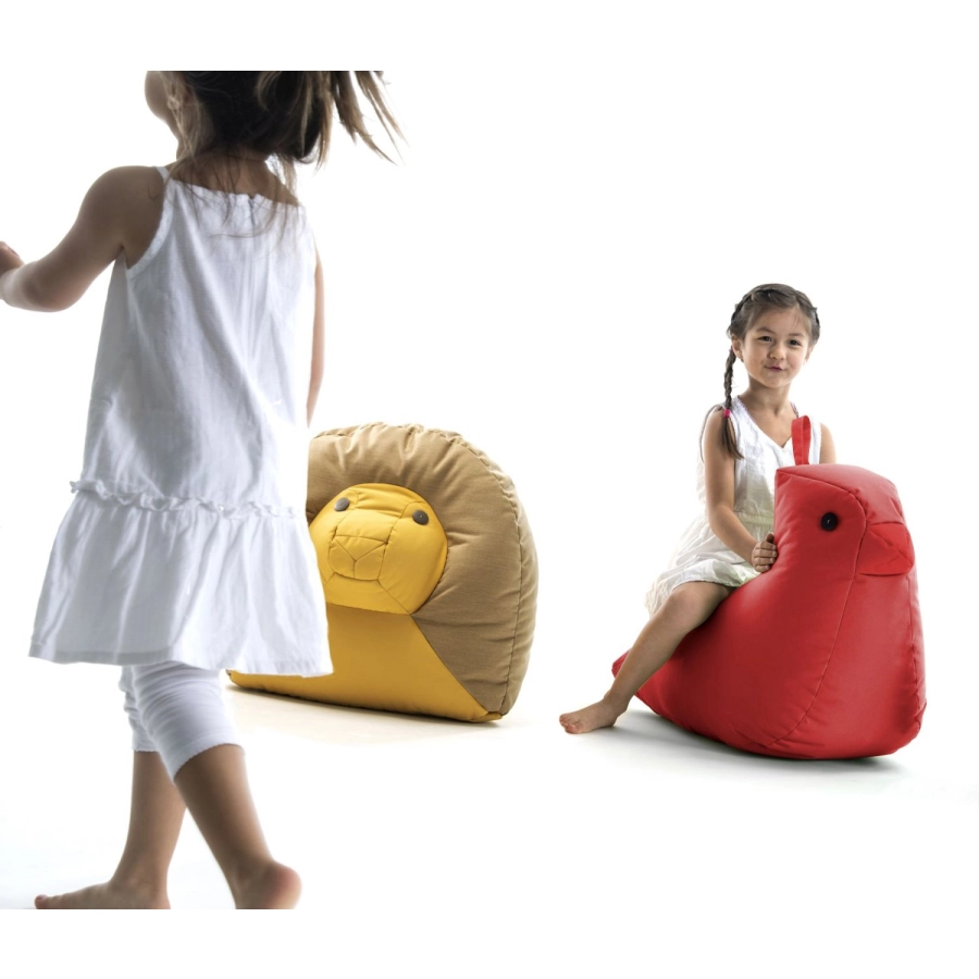 Sitting Bull Happy Zoo Nora Löwe Kinder-Sitzsack - gelb/beige - 87x55x55 cm