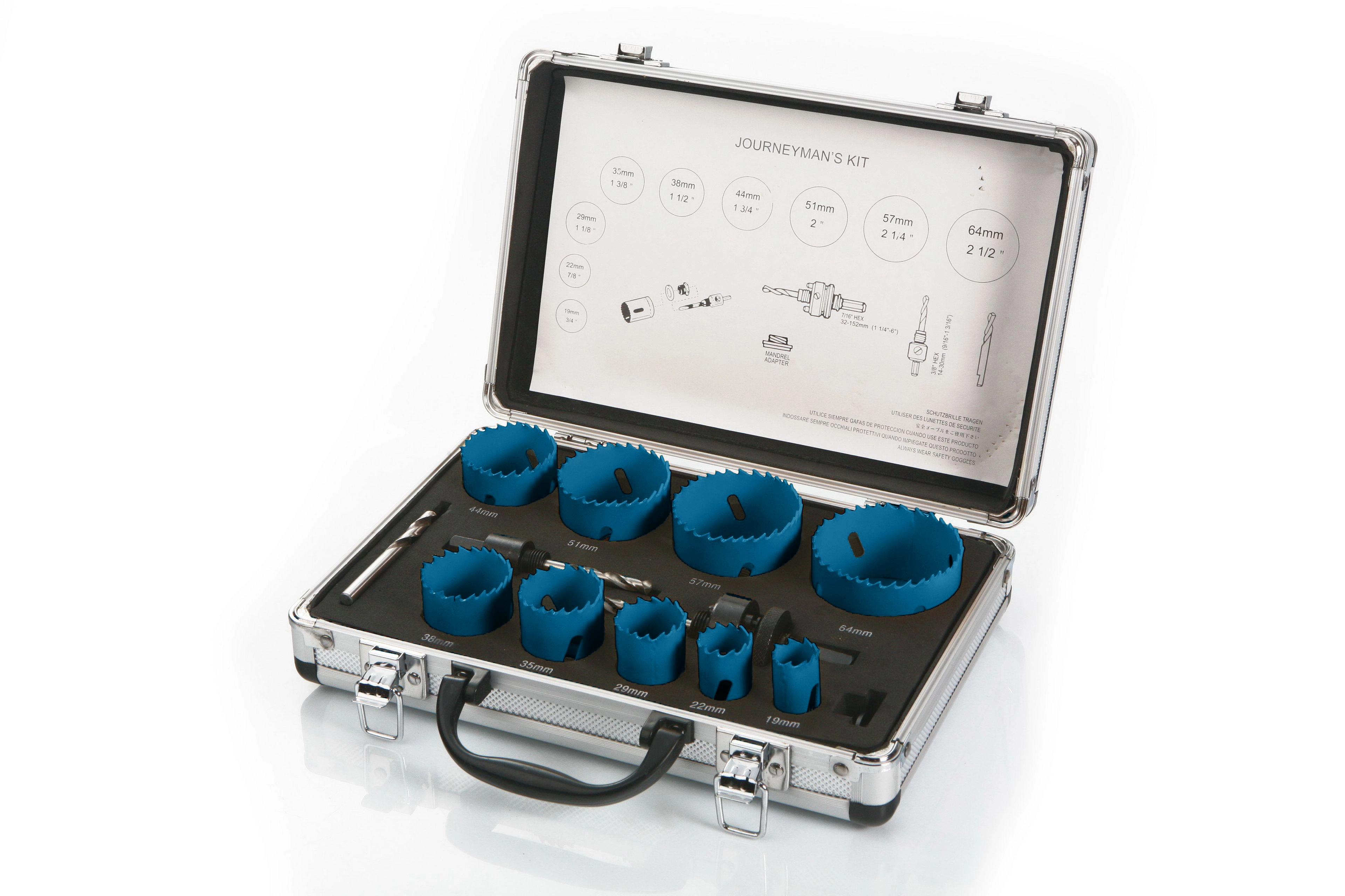 HBM 13-teiliges Bi-Metall-Lochsäge-Set