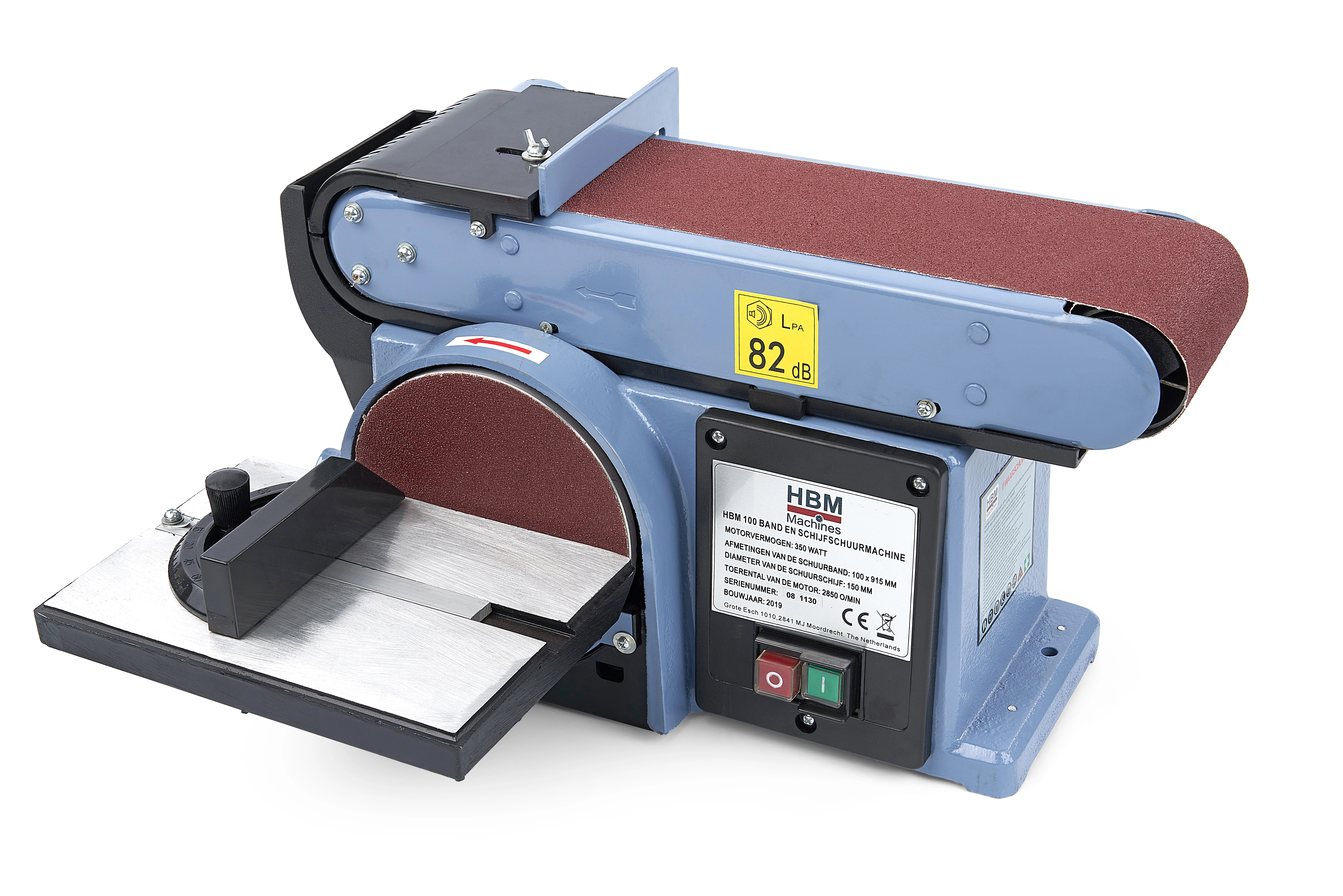 HBM 100 Band- und Tellerschleifmaschine