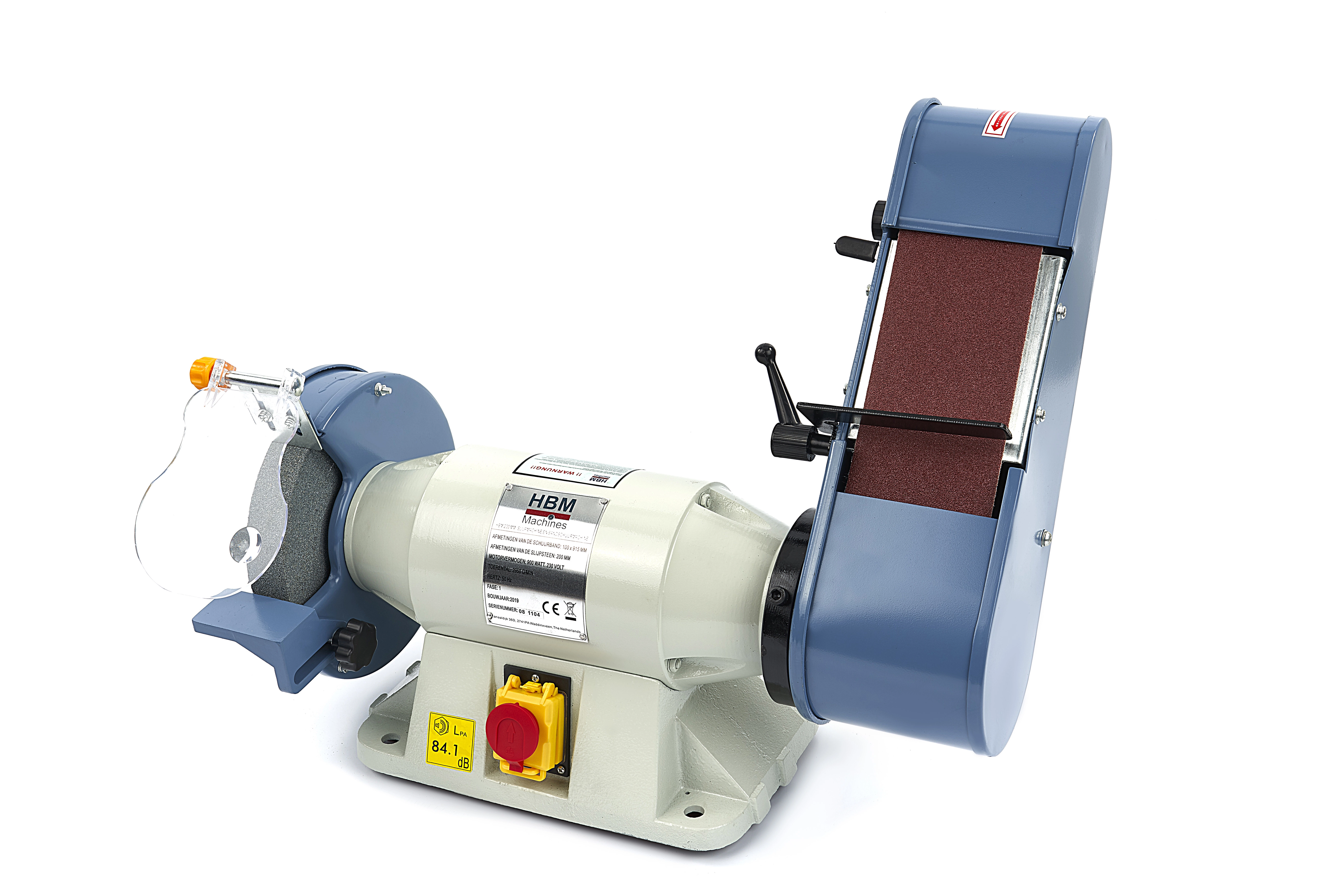 HBM 200 mm Schleifmaschine und Schleifer