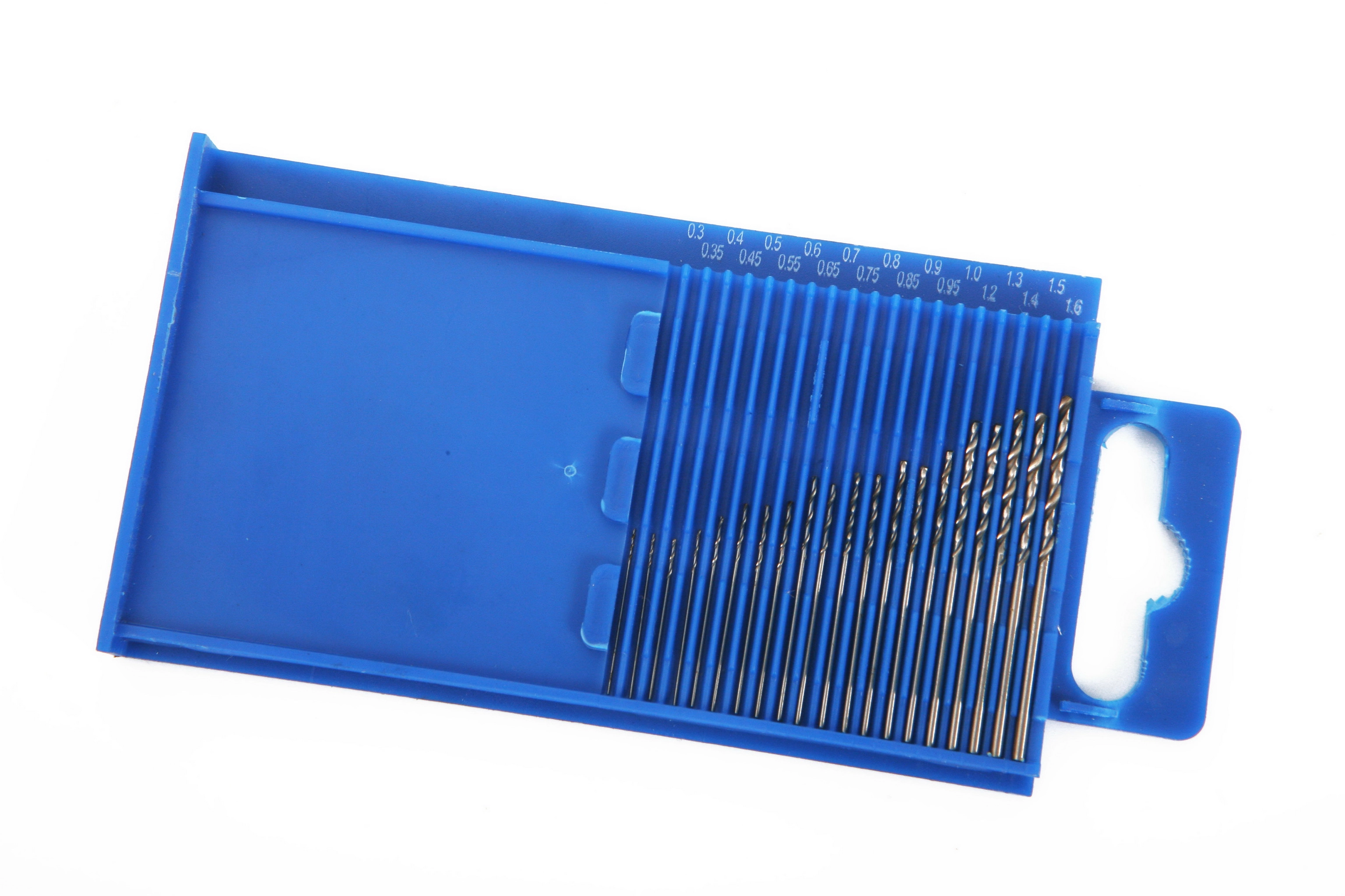 HBM 20-teiliger HSS-Bohrersatz 0,3 - 1,6mm