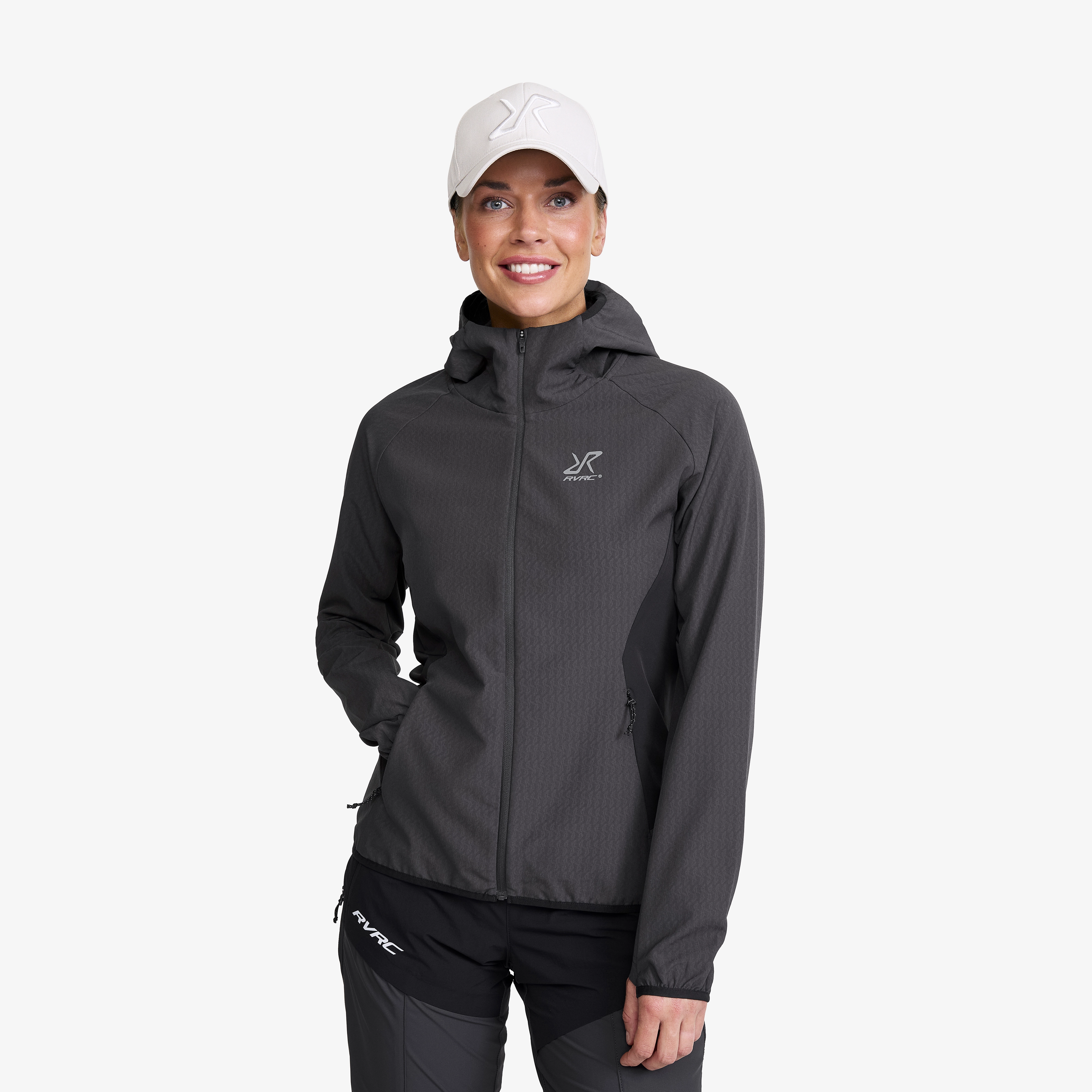Distance Pro Wind Jacket Damen Anthracite/Black, Größe:3XL - Damen > Jacken > Windbreakers