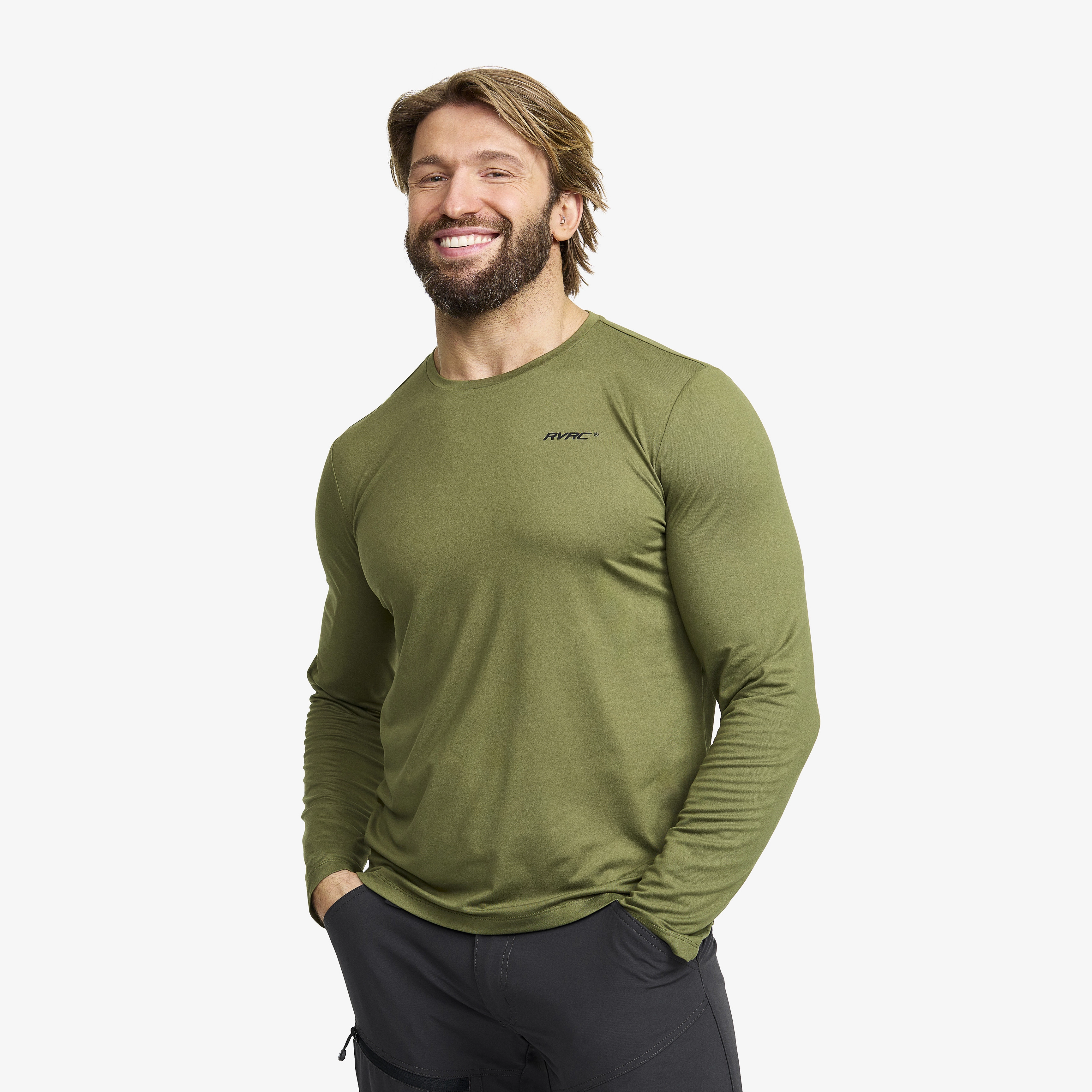 Mission Long-sleeved T-shirt Herren Cypress, Größe:L - Herren > Oberteile > Hemden & Langarmshirts