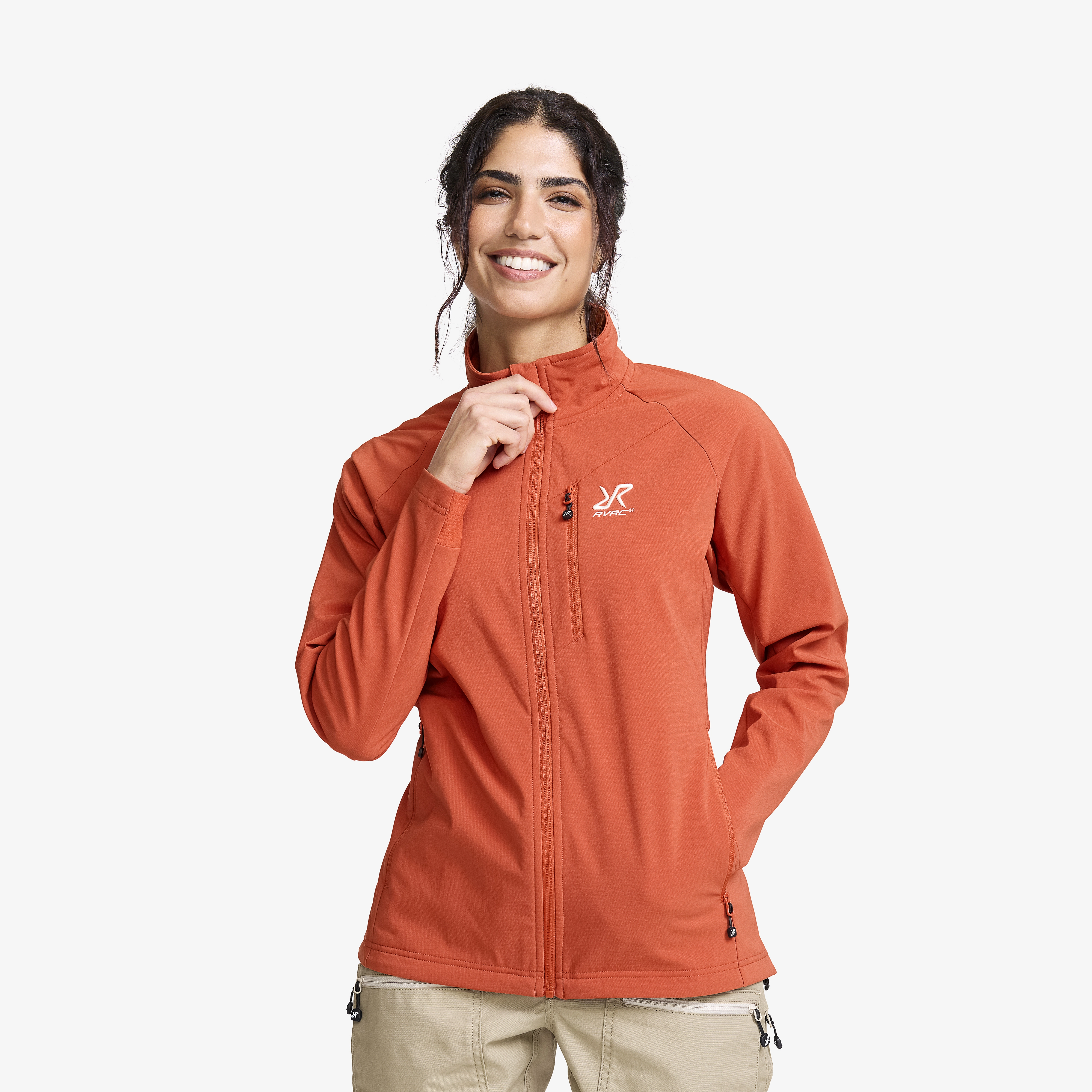 Exciter Light Softshell Jacket Damen Mecca Orange, Größe:L - Damen > Jacken > Softshelljacken