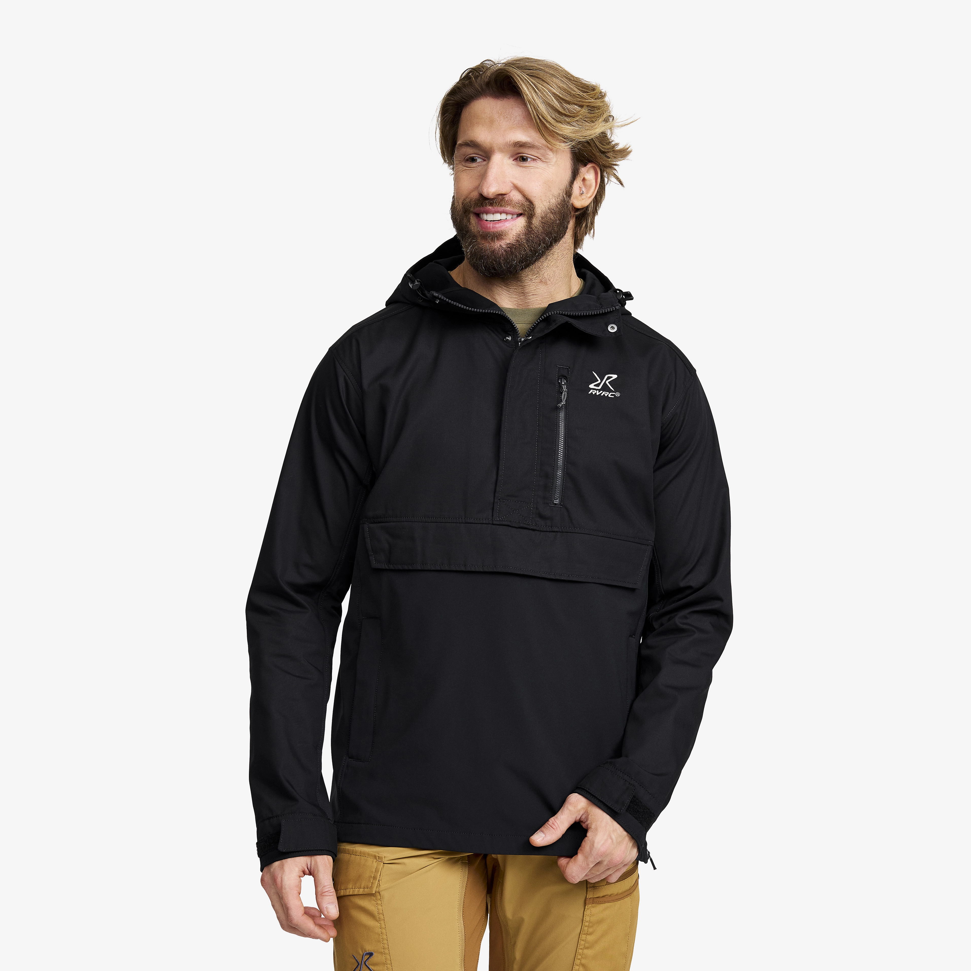 Rambler Lightweight Anorak Herren Black, Größe:M - Outdoorjacke, Regenjacke & Softshelljacke