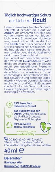 Nivea Sun UV Gesicht Experte Anti Pigmentflecken Sonnenschutz LSF 50+