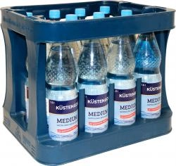 Küstengold Mineralwasser Medium PET (Mehrweg)