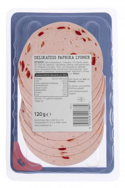 Küstengold Delikatess Paprika Lyoner