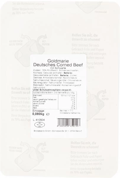 Goldmarie Deutsches Corned Beef