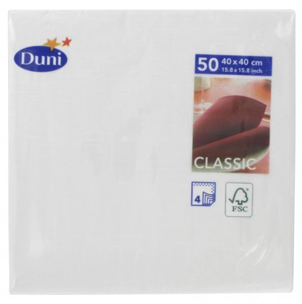 Duni Servietten classic 40x40cm weiß