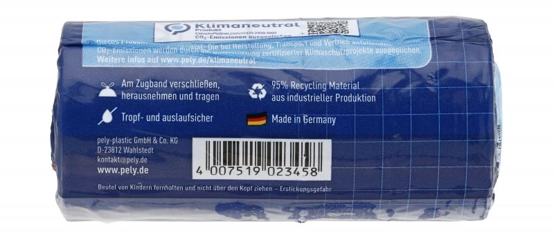 Pely 95% Recycling Zugband-Müllbeutel 35 Liter