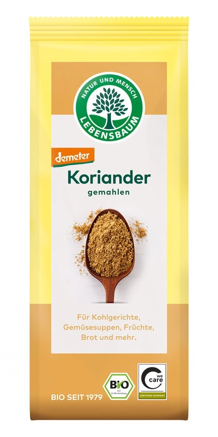 Lebensb Koriander, gemahlen, 40 gr Packung