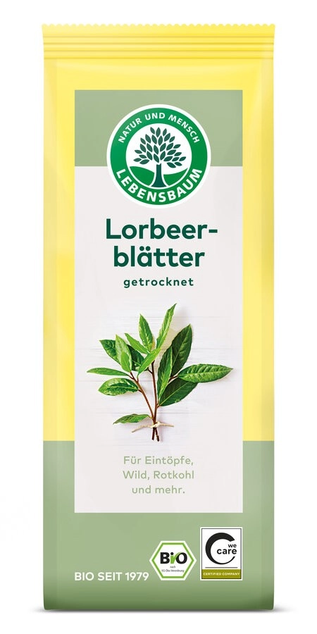 Lebensb Lorbeerblätter, getrocknet, 5 gr Packung