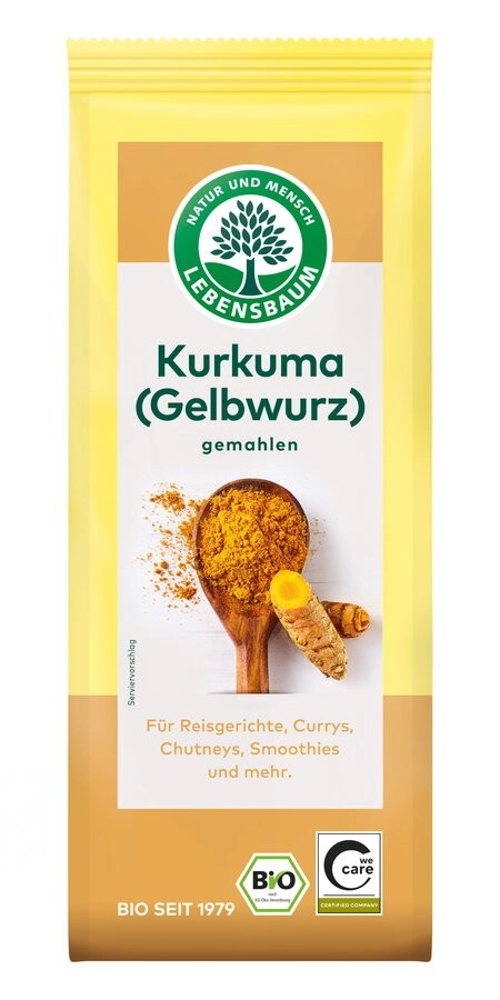 Lebensb Kurkuma, gemahlen, 50 gr Packung