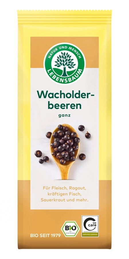 Lebensb Wacholderbeeren, ganz, 30 gr Packung