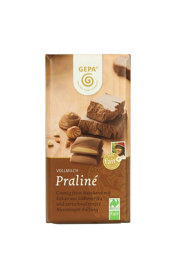 Gepa Premium Praliné, 100 gr Stück