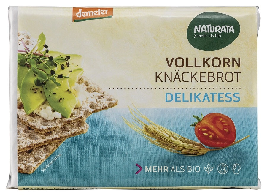 Naturata Vollkorn-Knäckebrot Delikatess demeter, 2