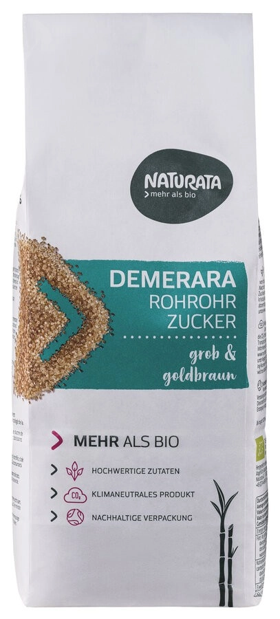 Naturata Demerara Rohrohrzucker, 500 gr Packung